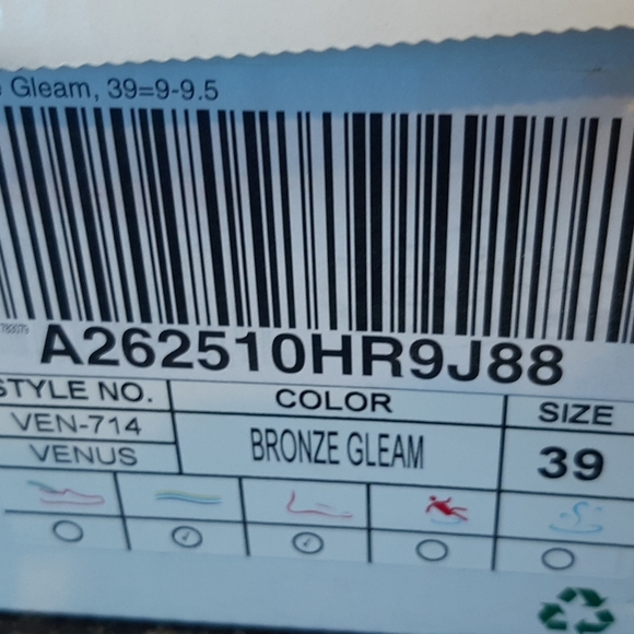 Alegria Slide Sandals size 39 (US 8.5-9) multi color leather New in box - Picture 8 of 8